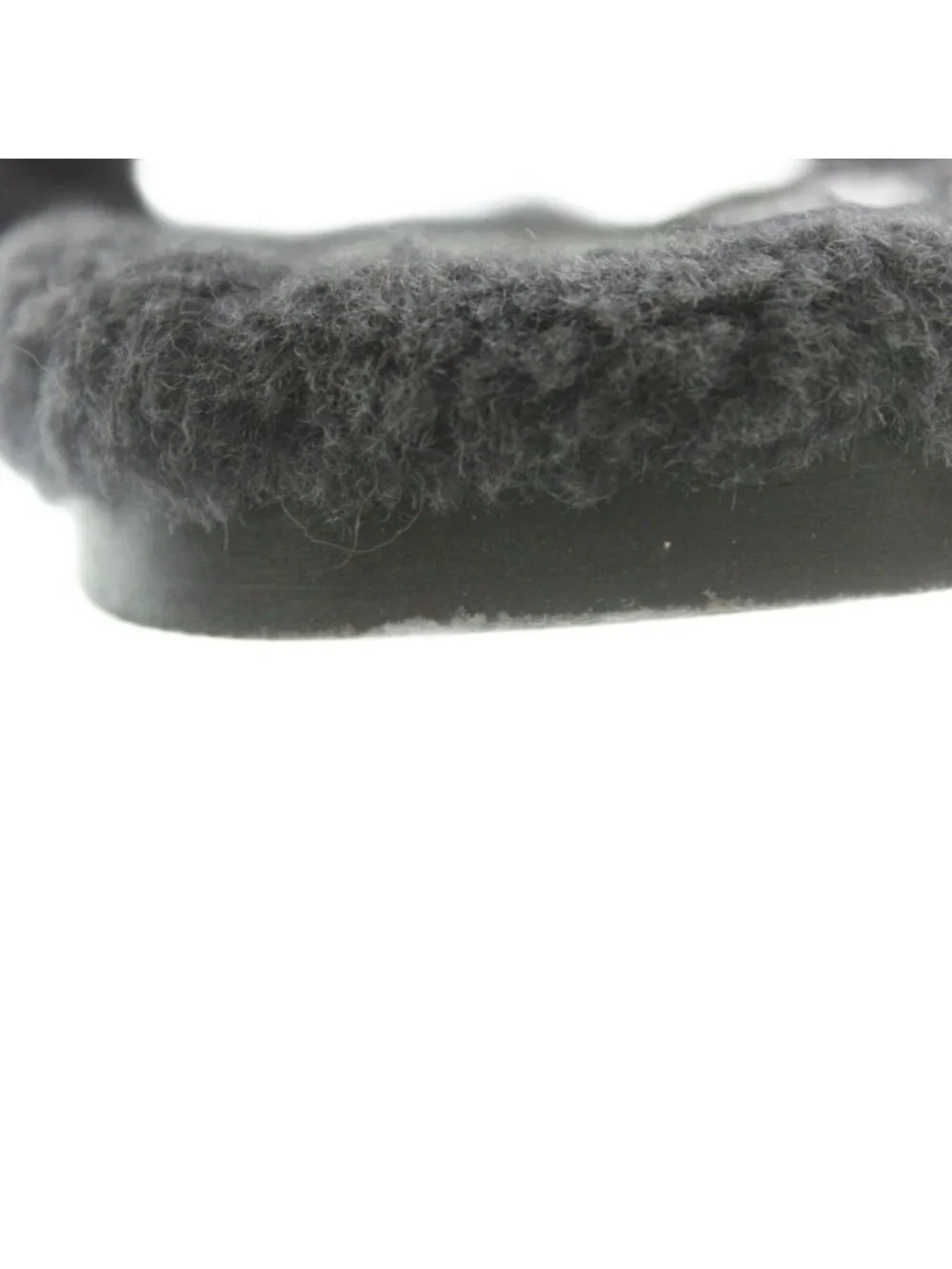 Hermes Izmir Slide Sandals Fleece 41 Gray